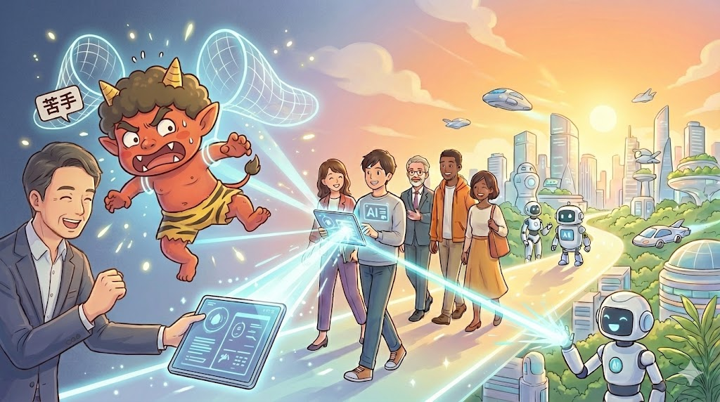 AIと共に成長する人々